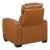 Apex Leather Power Reclining Chair with Power Headrest & LED Lighting