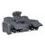 Apex Leather Power Double Reclining Sofa with LED Lighting