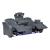 Apex Leather Power Double Reclining Sofa with LED Lighting