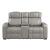 Apex Leather Power Double Reclining Loveseat with LED Lighting