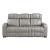 Apex Leather Power Double Reclining Sofa with LED Lighting