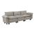 Dublin Chenille Modular Living Room Set