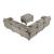 Dublin L-Shaped Chenille 5‑Piece Modular Sectional
