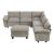 Dublin L-Shaped Chenille 5‑Piece Modular Sectional