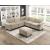 Dublin U-Shaped Chenille 5‑Piece Modular Sectional with Ottomans