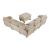 Dublin L-Shaped Chenille 5‑Piece Modular Sectional