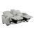 Ronan Microfiber Double Reclining Living Room Set with LED Lighting