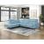 Giselle L-Shaped Leather 2‑Piece Sectional with Left Side Chaise