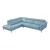 Giselle L-Shaped Leather 2‑Piece Sectional with Left Side Chaise