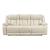 Huron Faux Leather Power Double Reclining Sofa with LED Lighting