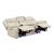 Huron Faux Leather Power Double Reclining Sofa with LED Lighting