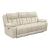 Huron Faux Leather Power Double Reclining Sofa with LED Lighting