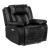 Huron Faux Leather Power Double Reclining Living Room Set with LED Lighting