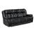Huron Faux Leather Power Double Reclining Sofa with LED Lighting