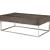 Cecil II Wood/Metal Rectangular Coffee Table