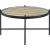 Bage II Glass/Metal Round Coffee Table