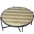 Bage II Glass/Metal Round Coffee Table