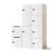 Choice Office Single Row Locker w/Small & Big Lockable Doors w/Combination Locks & Mail Slots