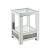 Noralie 84722 Mirrored/Faux Diamonds End Table