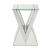 Noralie 84727 Mirrored/Faux Diamonds End Table