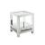Noralie 84732 Mirrored/Faux Diamonds End Table