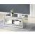 Noralie 84735 Mirrored/Faux Diamonds Coffee Table