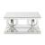 Ornat 84740 Mirrored/Faux Diamonds Coffee Table