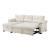 Elara Polyester 2‑Piece Reversible Sectional with Pull‑out Bed, Reversible Chaise & Hidden Storage