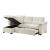 Elara Polyester 2‑Piece Reversible Sectional with Pull‑out Bed, Reversible Chaise & Hidden Storage