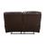 Pecos Leatherette Reclining Loveseat