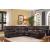 Pecos Leatherette Sectional Sofa