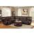 Pecos Leatherette Sectional Sofa