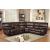Pecos Leatherette Sectional Sofa