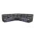 Pecos Leatherette Sectional Sofa