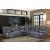 Pecos Leatherette Sectional Sofa
