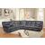 Pecos Leatherette Sectional Sofa