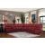 Pecos Leatherette Sectional Sofa