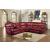 Pecos Leatherette Sectional Sofa