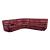 Pecos Leatherette Sectional Sofa
