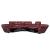 Pecos Leatherette Sectional Sofa