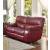 Pecos Leatherette Reclining Loveseat