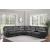 Columbus Leatherette Modular Reclining Sectional
