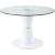 Kavi Glass/Wood Round Coffee Table Set