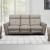 8501 Leather/Eco-Leather Sofa w/2 Recliners