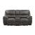 Proctor Microfiber Power Double Reclining Loveseat with Center Console