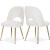 Logan Velvet Dining Chair with Brushed Gold Ball Leg Design