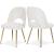 Logan Velvet Dining Chair with Brushed Gold Ball Leg Design