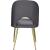 Logan Velvet Dining Chair with Brushed Gold Ball Leg Design
