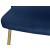 Logan Velvet Dining Chair with Brushed Gold Ball Leg Design