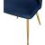 Logan Velvet Dining Chair with Brushed Gold Ball Leg Design